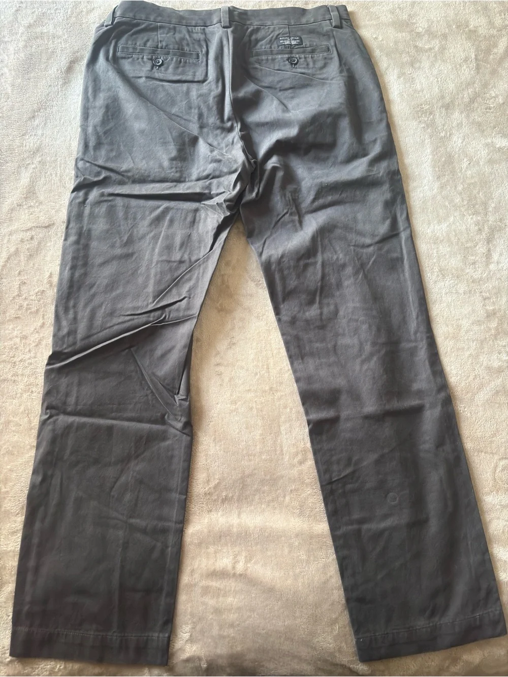 Banana Republic Men's Charcoal Gray Chinos - Emerson Chino